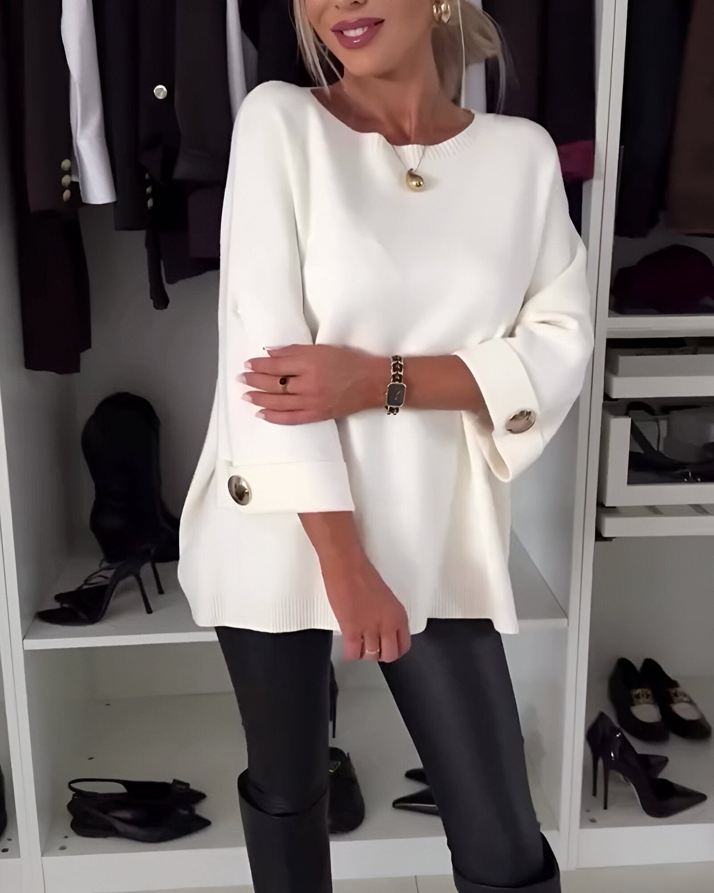 Lucie  -  Eleganse og komfort kombinert i en genser