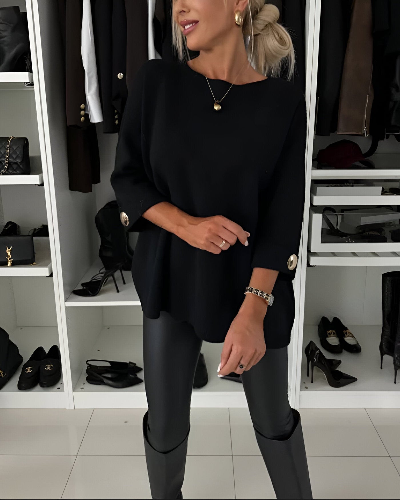 Lucie  -  Eleganse og komfort kombinert i en genser