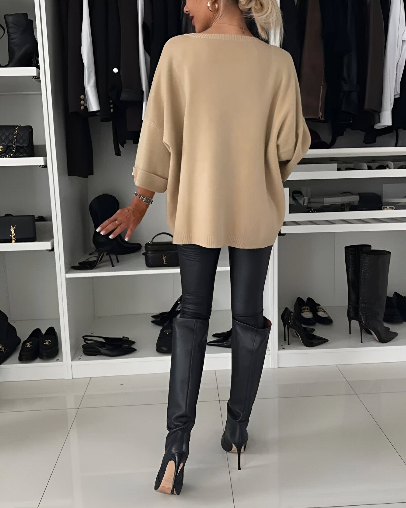 Lucie  -  Eleganse og komfort kombinert i en genser