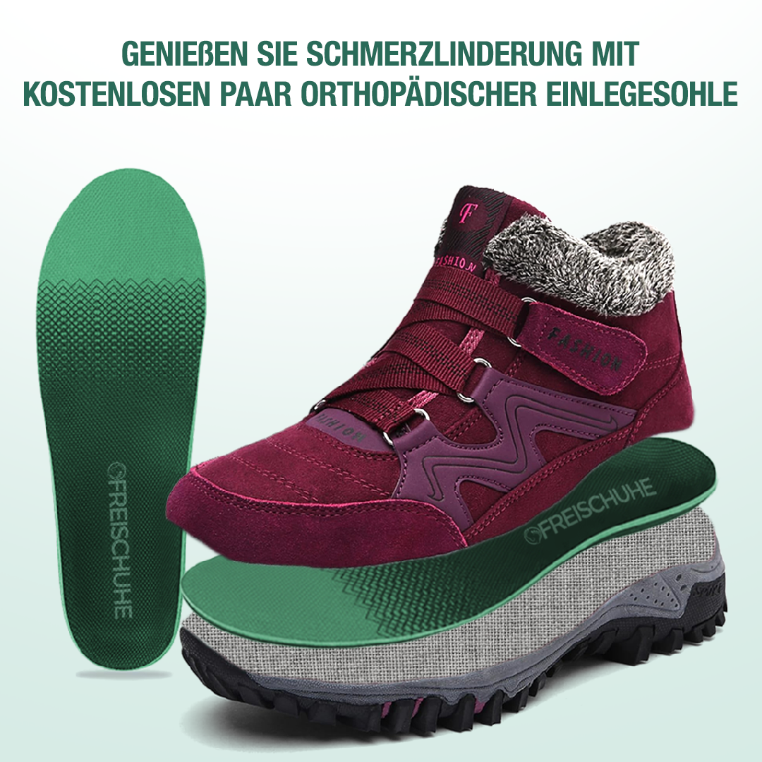 Solvema Orthopädische Winterschuhe - Rot