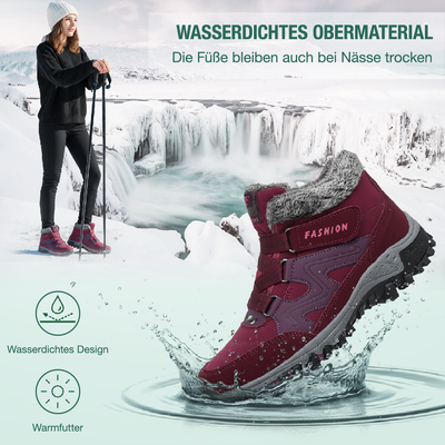 Solvema Orthopädische Winterschuhe - Rot