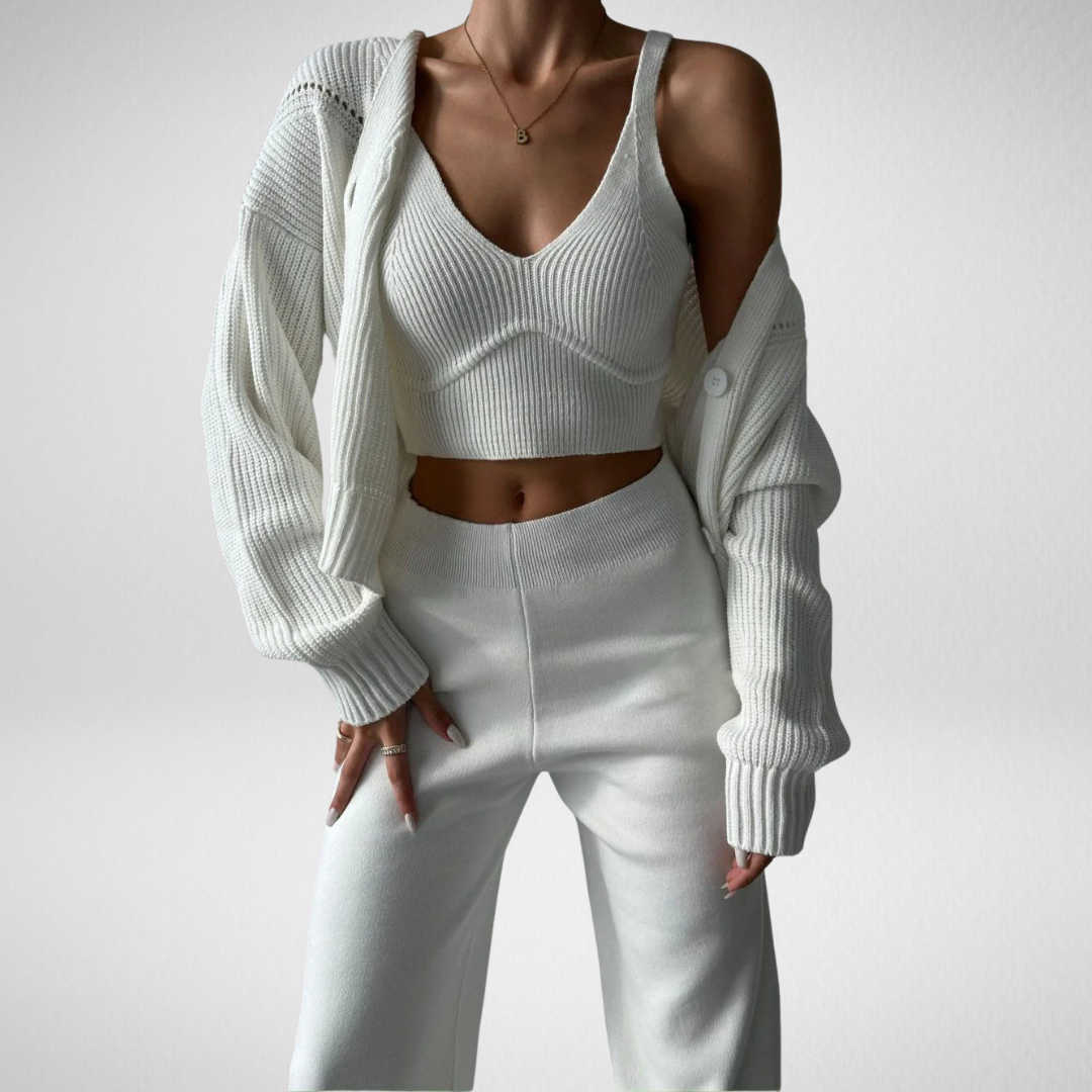 Amandine – Elegant strikket sett